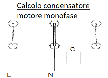 Calcolo condensatore di sfasamento